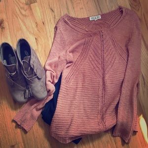 Pink Rose Sweater